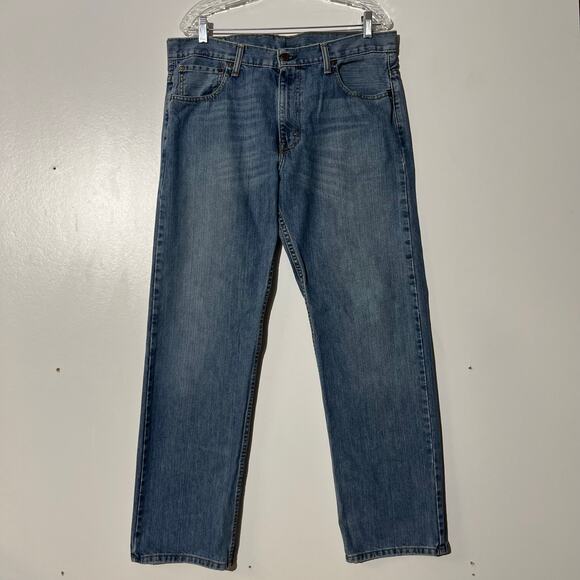 Levi’s 569 Loose Straight Fit 5 Pocket Distressed Blue Jean’s Men’s Size 34x32 - Picture 1 of 6